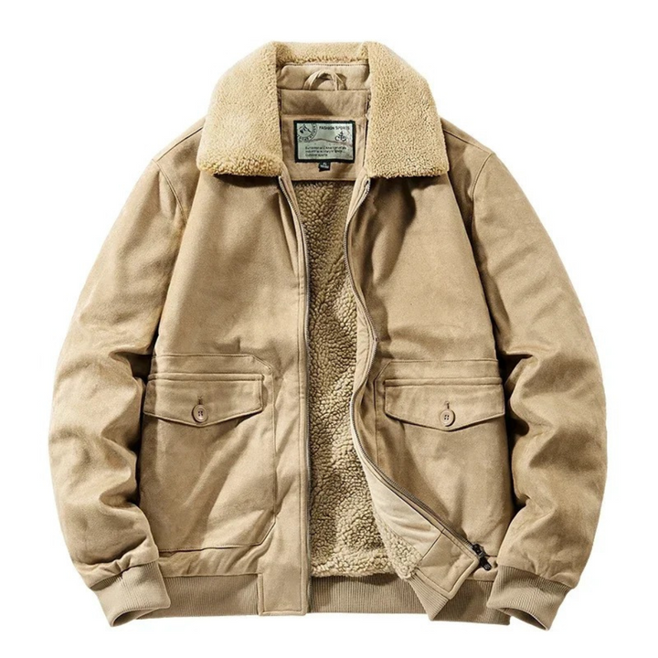 Colin Thicken Fleece Bomber Jacket