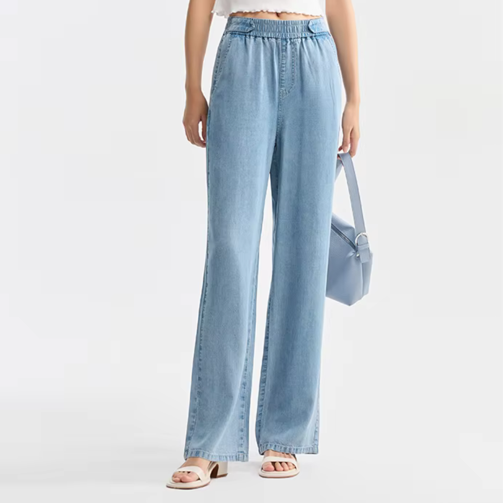 Daphne Wide Leg Denim Jeans