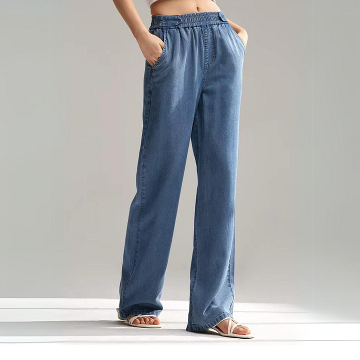 Daphne Wide Leg Denim Jeans