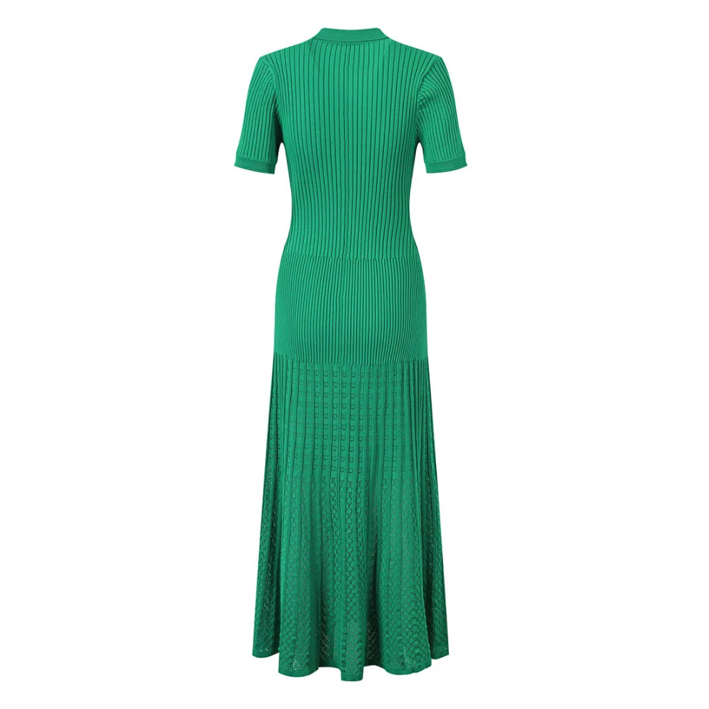 Delila Ribbed Knit Midi Dress