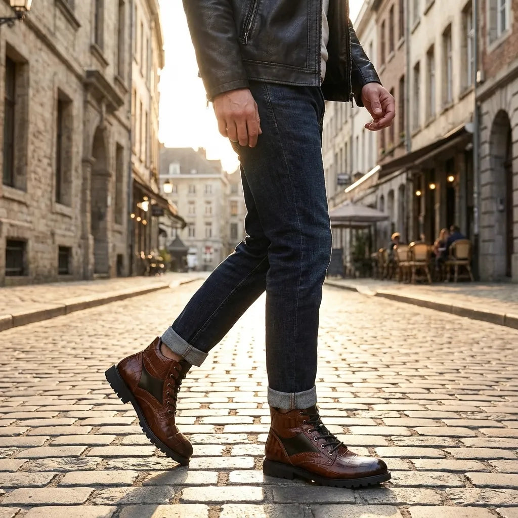 Kairo Croc-Trek Ankle Boots Artisio