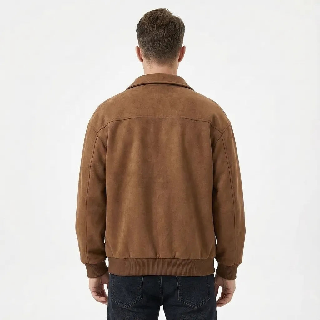 Hugo Oversized Suede Jacket Artisio