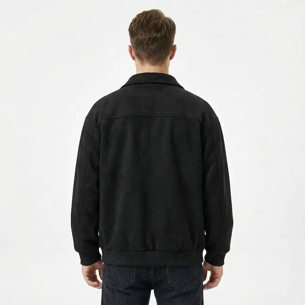 Hugo Oversized Suede Jacket Artisio