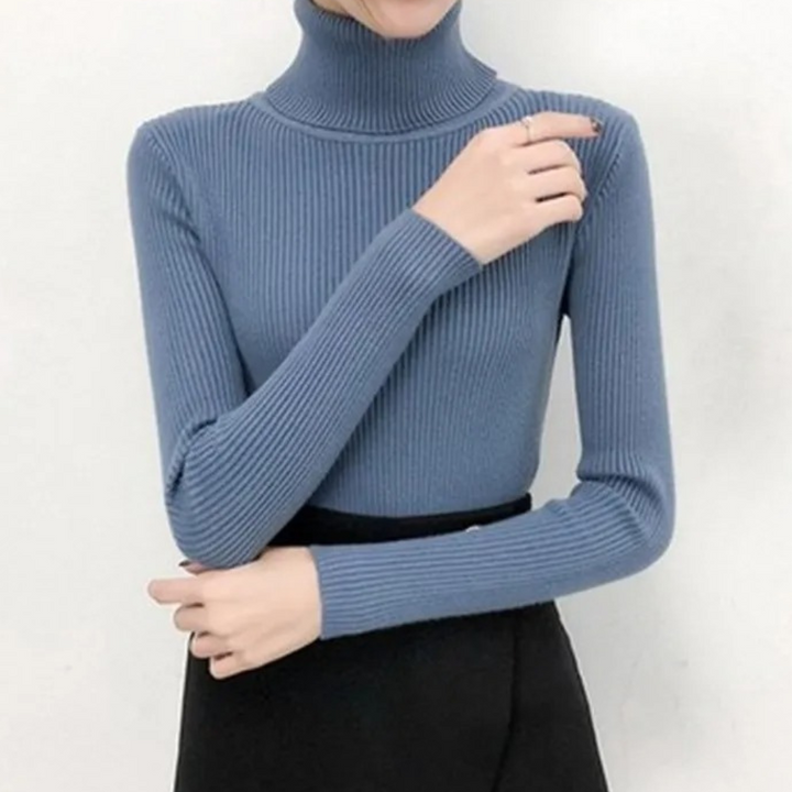 Eve Knitted Turtleneck Women Sweater