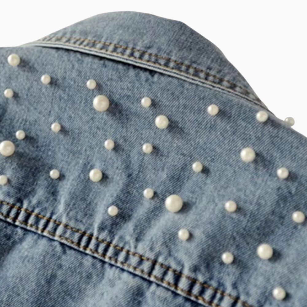 Gia Pearl Denim Jacket