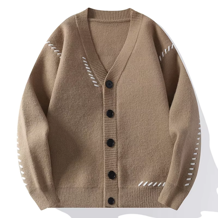 Gregory V-Neck Knitted Cardigan