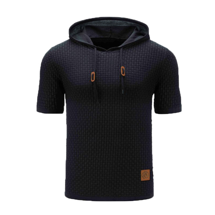 AT | Men’s Textured Short Sleeve Hoodie