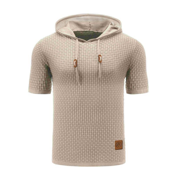 AT | Men’s Textured Short Sleeve Hoodie