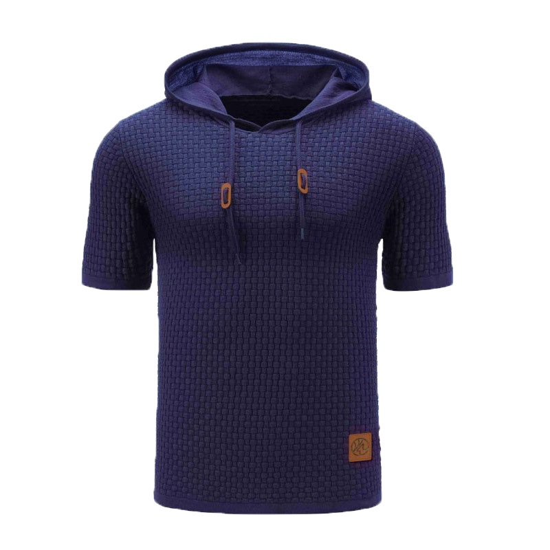 AT | Men’s Textured Short Sleeve Hoodie