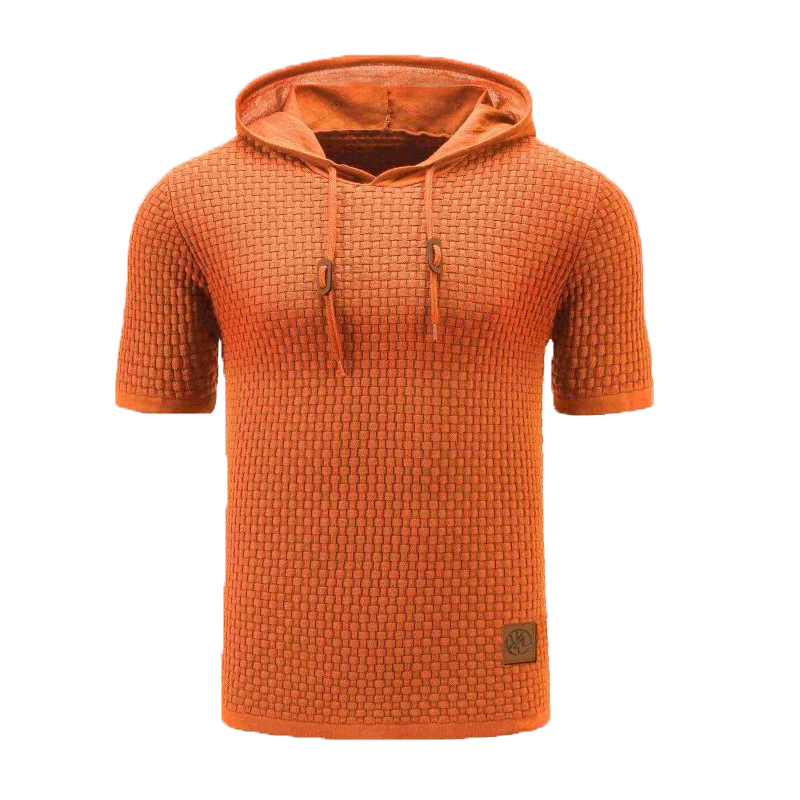 AT | Men’s Textured Short Sleeve Hoodie