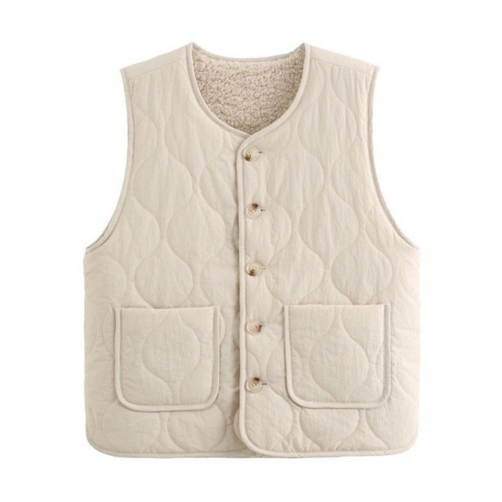 Jade Double-Sided Button Vest