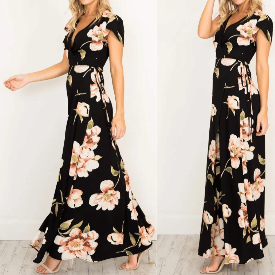 Mona - Floral Maxi Dress