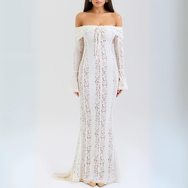 Layla Lace Fishtail Maxi Dress