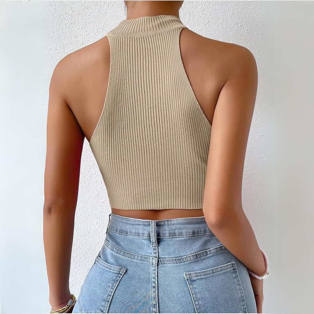 Lenora Turtleneck Crop Top