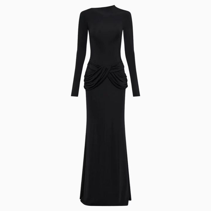 Lila Long Sleeve Slinky Maxi Dress