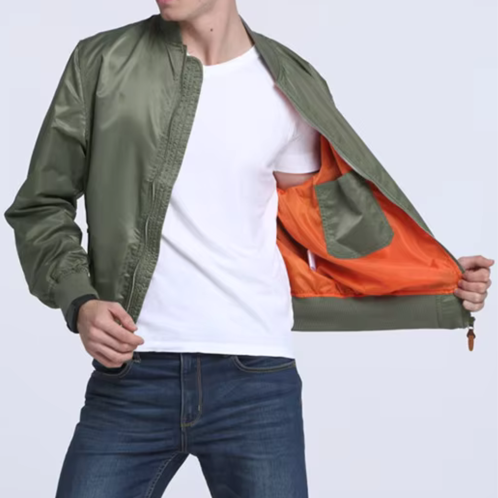 Lucas Water-Resistant Varsity Jacket