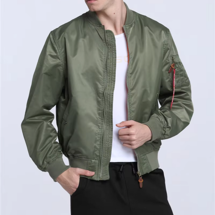 Lucas Water-Resistant Varsity Jacket