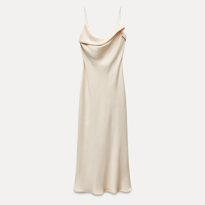 Lucie Satin Slip Dress