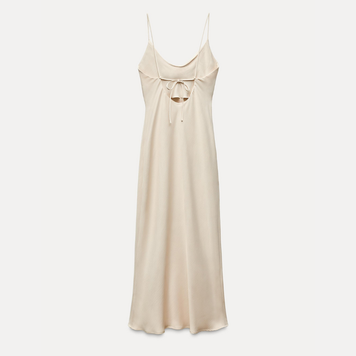 Lucie Satin Slip Dress