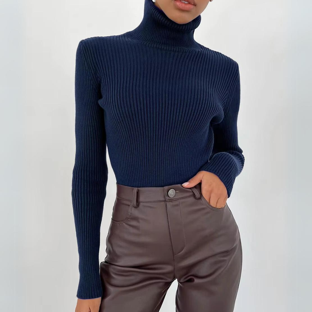 Lucy Mock Ribbed Women Sweater