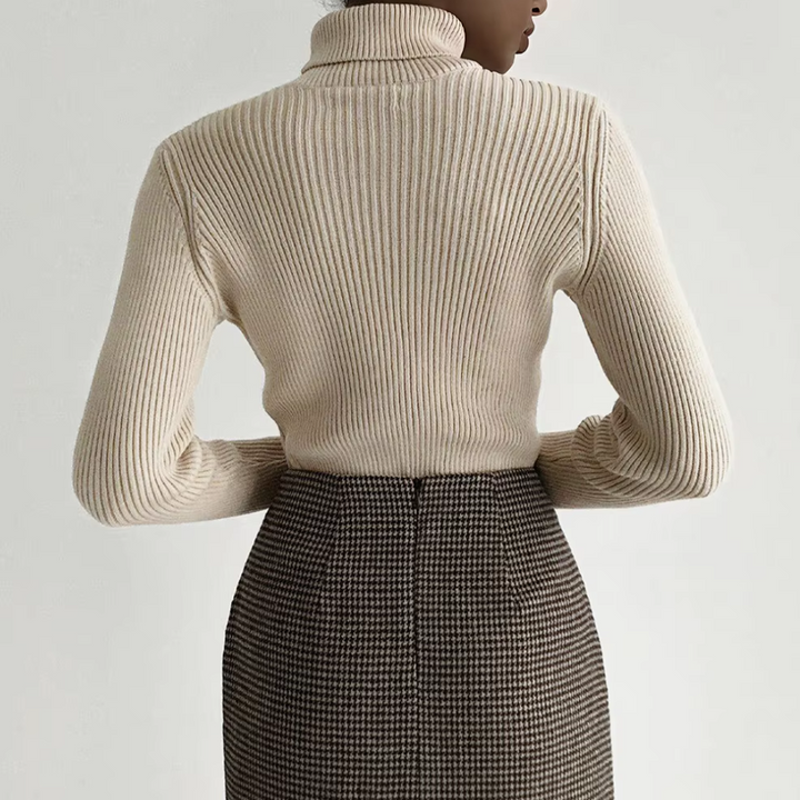 Lucy Mock Ribbed Women Sweater