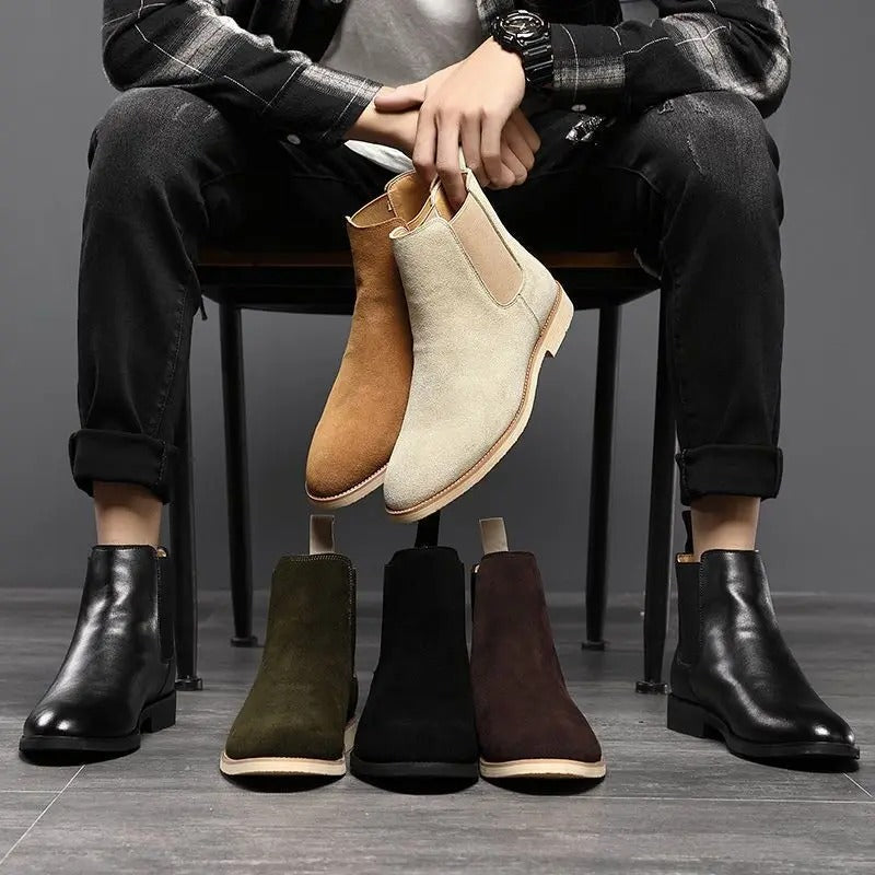 Maxwell Suede Chelsea Boots