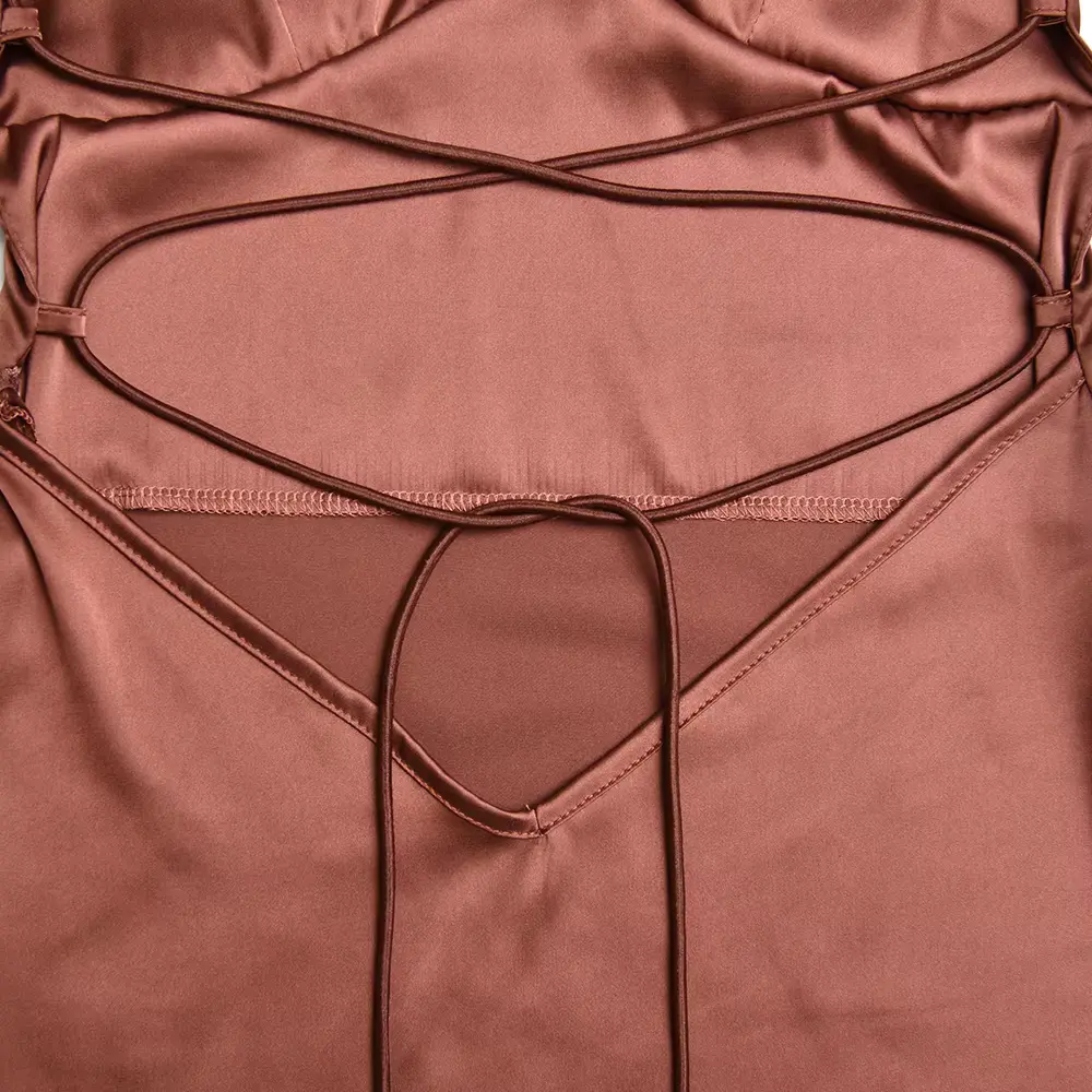 Malika Luxe Satin Maxi Dress Artisio