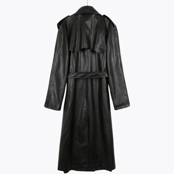 Marcella Leather Trench Coat