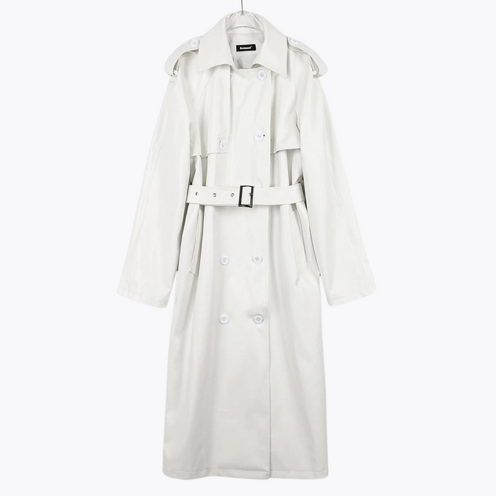 Marcella Leather Trench Coat