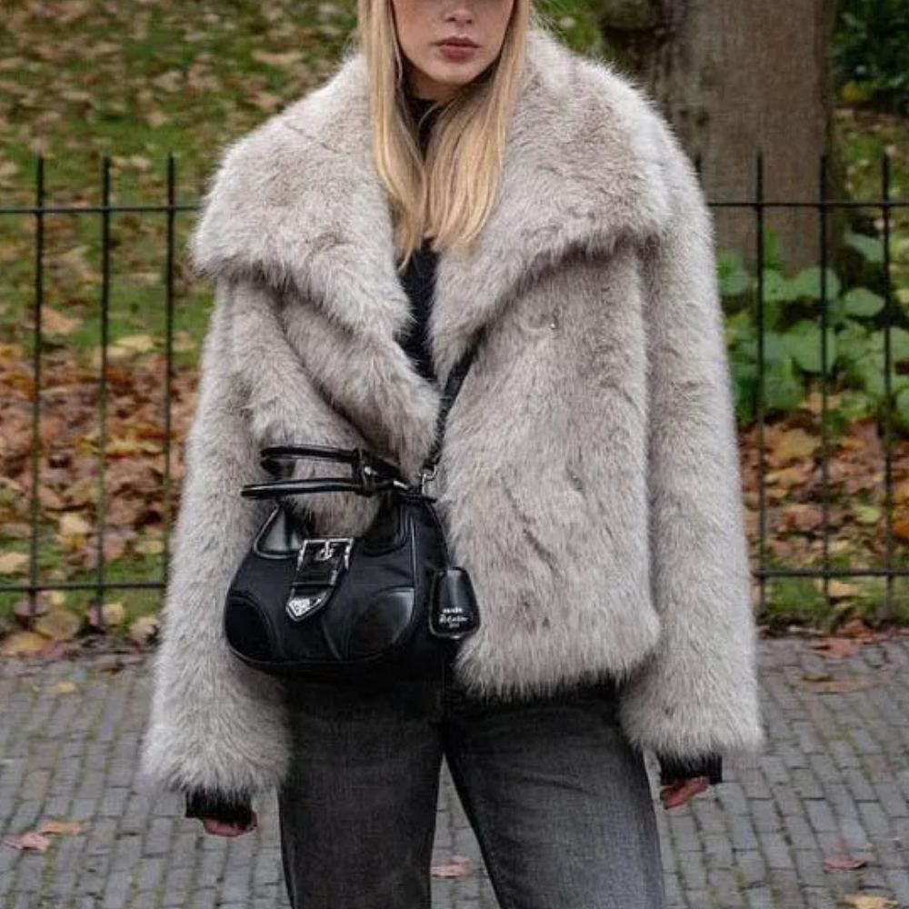 Margaux Glam Faux Fur Jacket