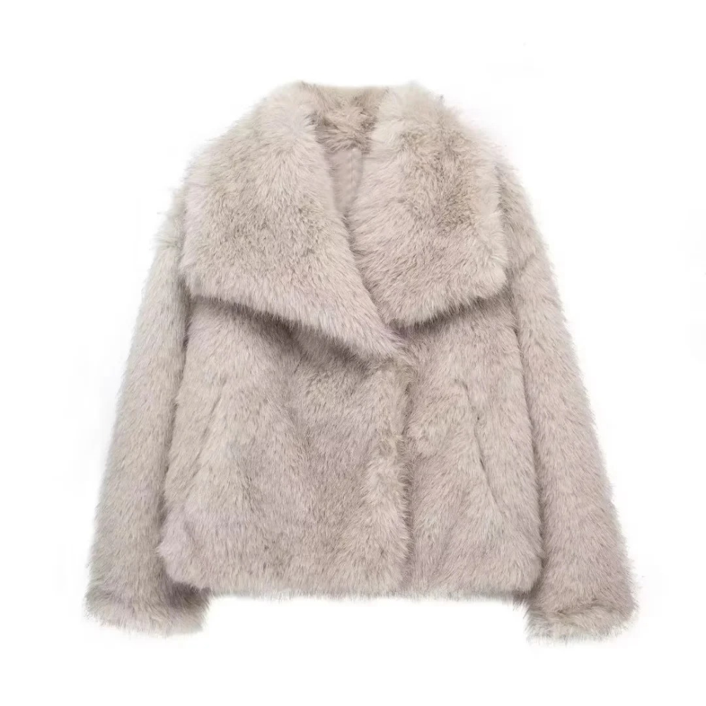 Margaux Glam Faux Fur Jacket