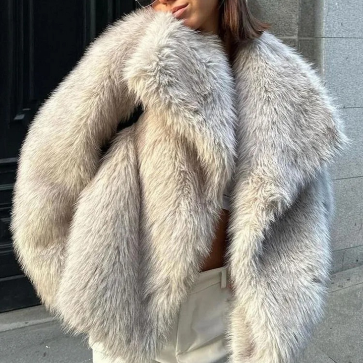 Margaux Glam Faux Fur Jacket