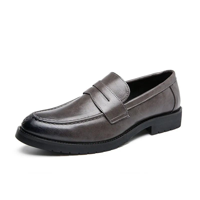 Maximilian Leather Penny Loafers