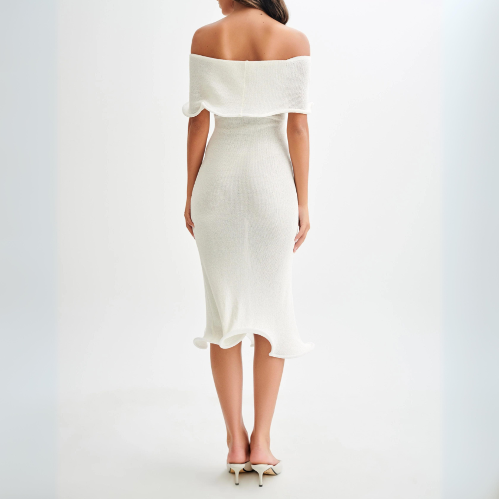 Molly Off Shoulder Midi Dress