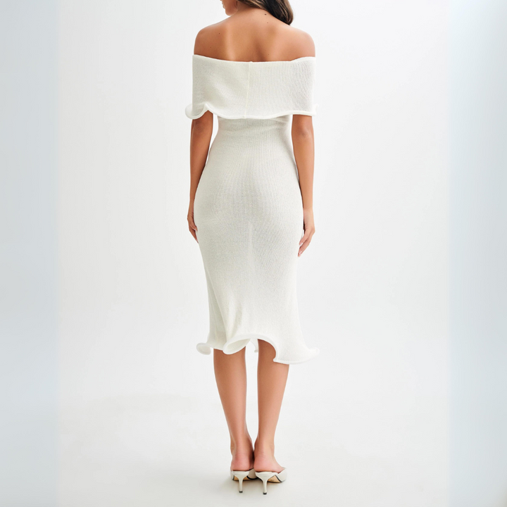 Molly Off Shoulder Midi Dress