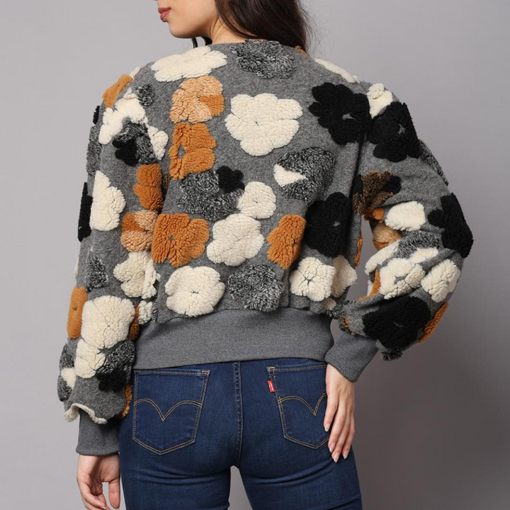 Piper Floral Teddy Cardigan