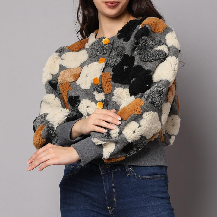 Piper Floral Teddy Cardigan