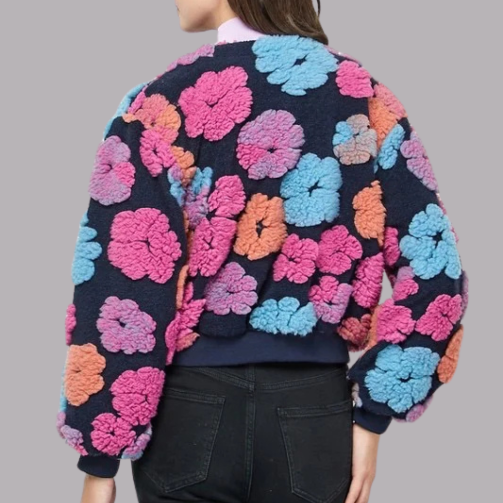 Piper Floral Teddy Cardigan