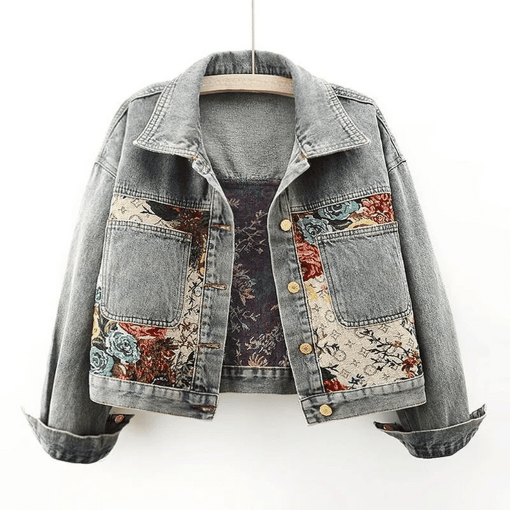 Morisot™ Floral Denim Jacket