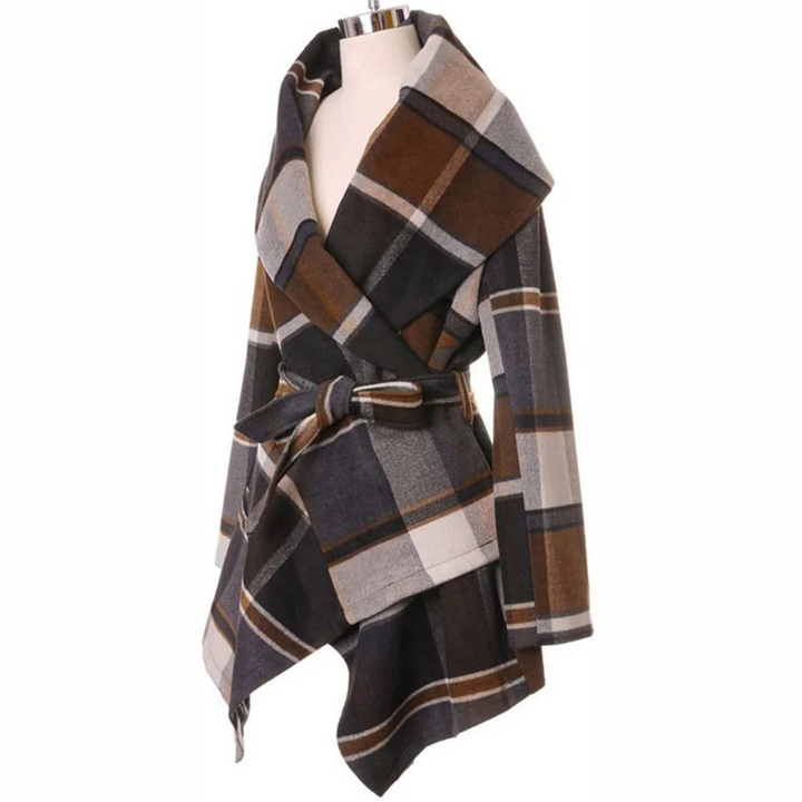 Prairie Check Belted Coat