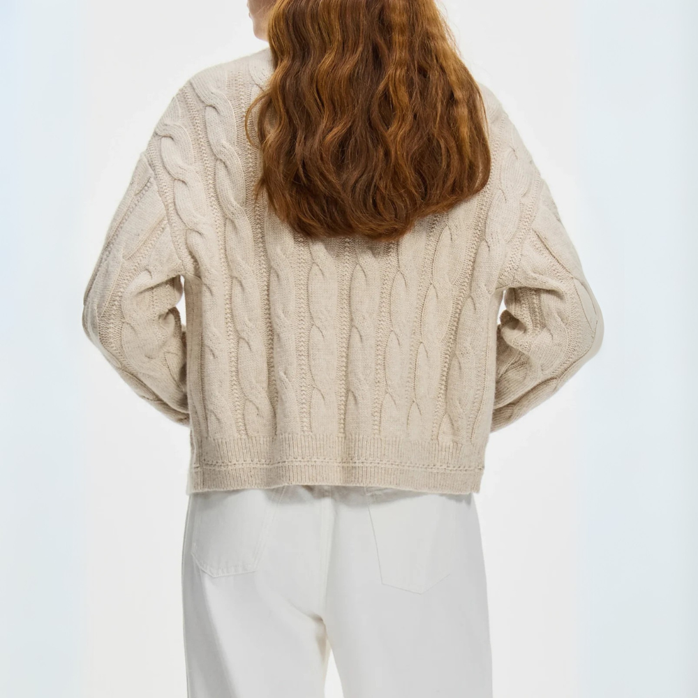 Primrose Button-Down Cable Knit Cardigan