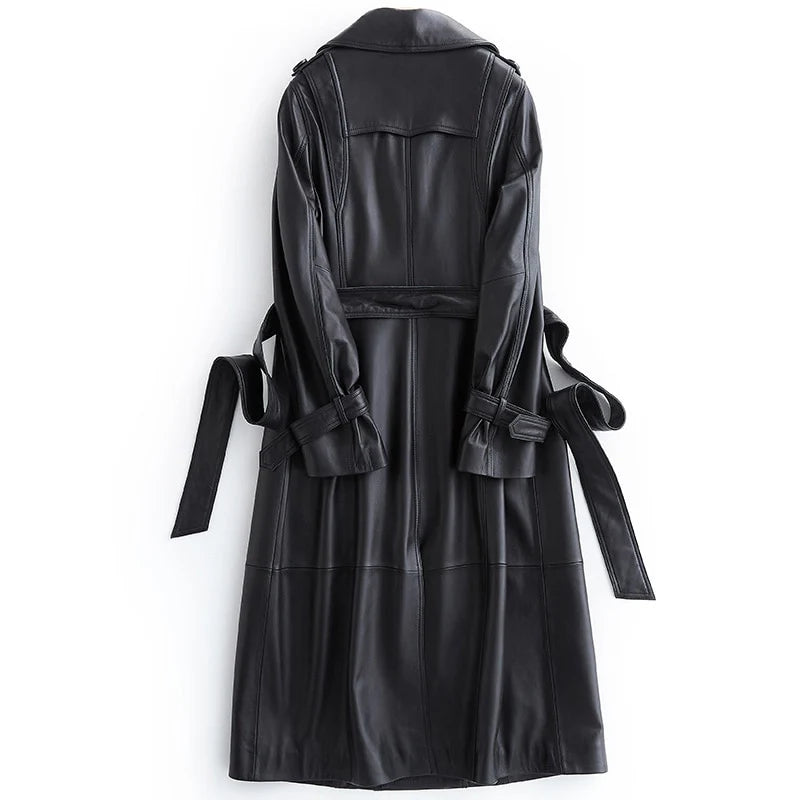 Juliette Allure Leather Long Coat