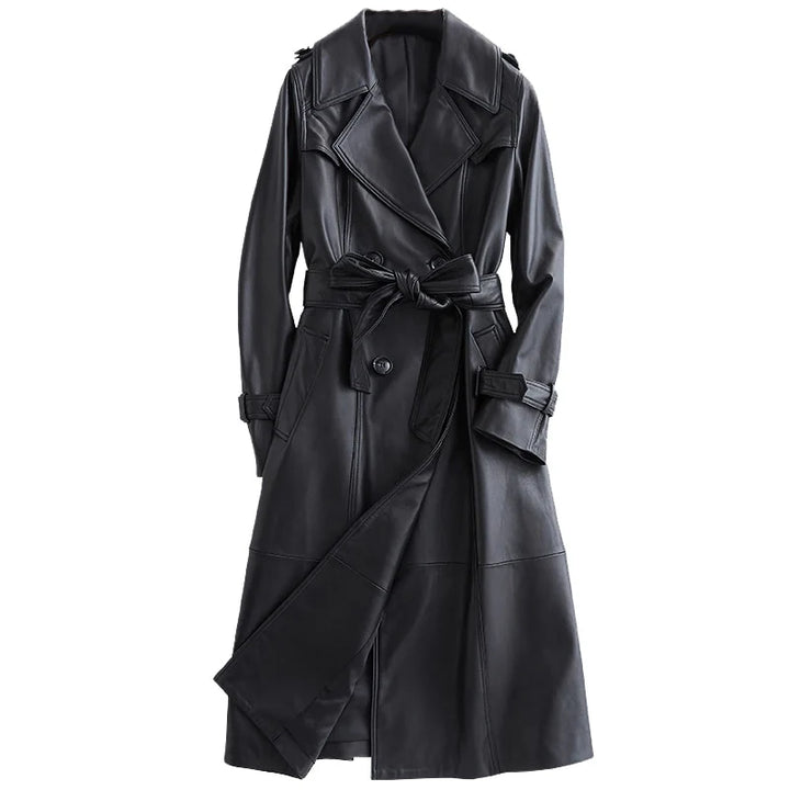 Juliette Allure Leather Long Coat