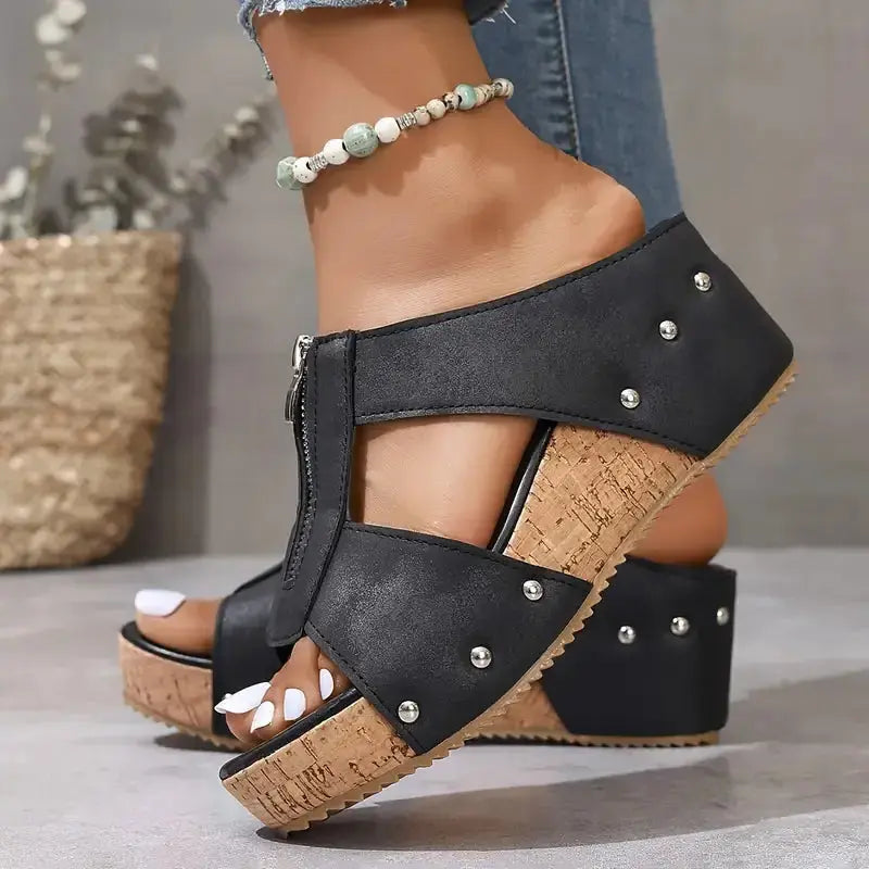 Lena Wedge Orthopedic Sandals Artisio
