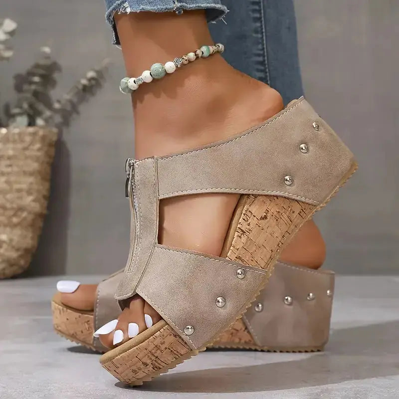 Lena Wedge Orthopedic Sandals Artisio