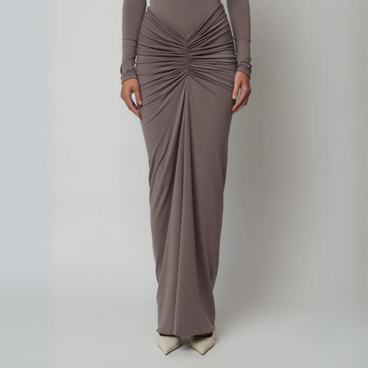 Selene Pleated Maxi Dress