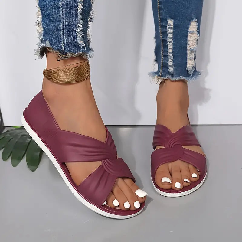 Lila Comfortable Slides Artisio
