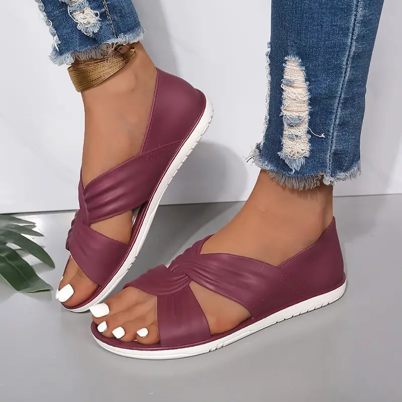 Lila Comfortable Slides Artisio