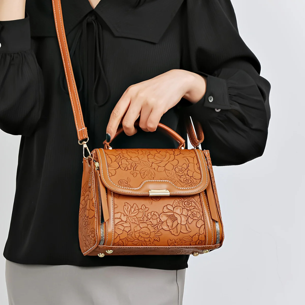 Valentina Luxe Leather Handbag