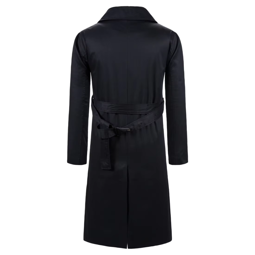 Will Double Breasted Long Trench Coat